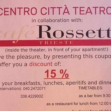 Centro Citta Teatro Hotel Trieste Ngoại thất bức ảnh